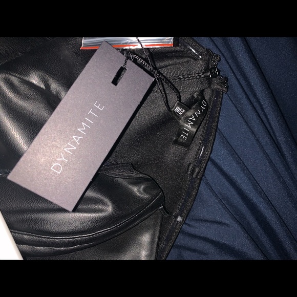 Faux leather dress - Picture 2 of 4